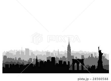 New York City skyline. American famous cityscape 28560588