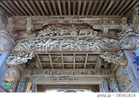 善宝寺 総門 彫刻 善宝寺 総門 彫刻 28561819