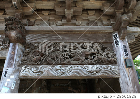 善宝寺　山門　彫刻 28561828