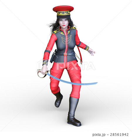 女性兵士 28561942