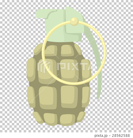 Hand grenade icon, cartoon style Hand grenade icon, cartoon style 28562588