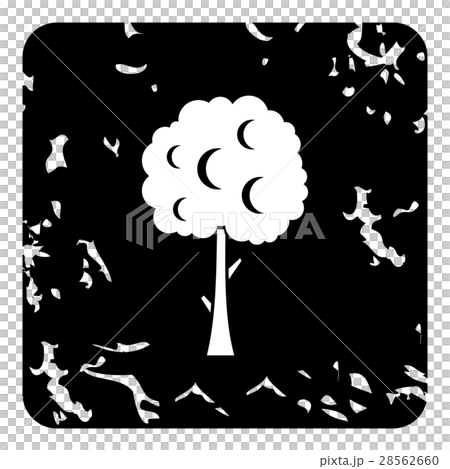 Tree icon, grunge style Tree icon, grunge style 28562660