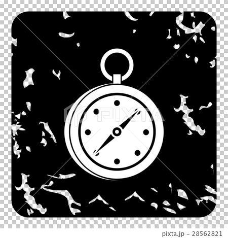 Compass icon, grunge style 28562821