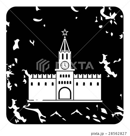 Russian Kremlin icon, grunge style 28562827