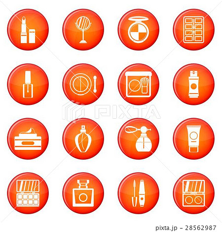 Cosmetics icons vector set 28562987