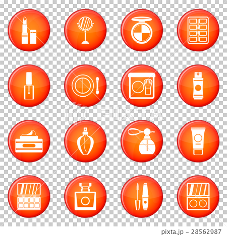 Cosmetics icons vector set 28562987