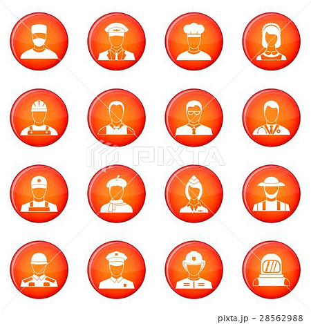 Professions icons vector set Professions icons vector set 28562988