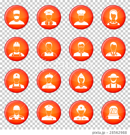 Professions icons vector set Professions icons vector set 28562988