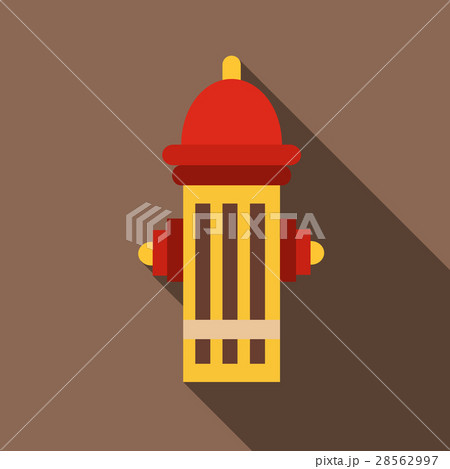 Fire hydrant icon, flat style Fire hydrant icon, flat style 28562997