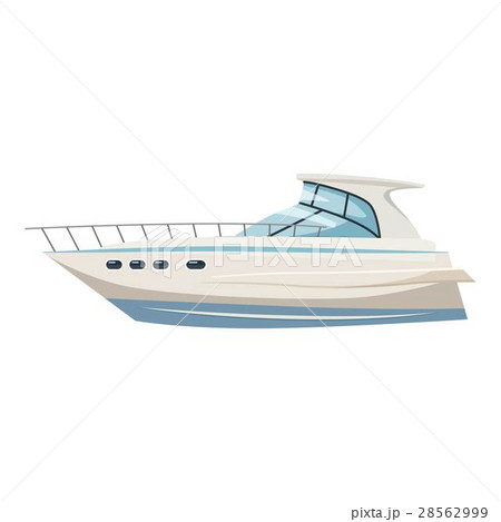 Yacht icon, cartoon style 28562999