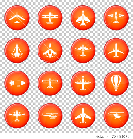 Aviation icons vector set Aviation icons vector set 28563022