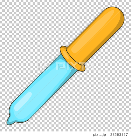 Pipette icon, cartoon style 28563557