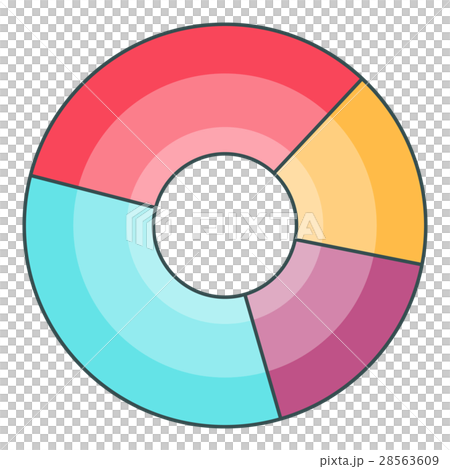 Pie chart icon, cartoon style Pie chart icon, cartoon style 28563609