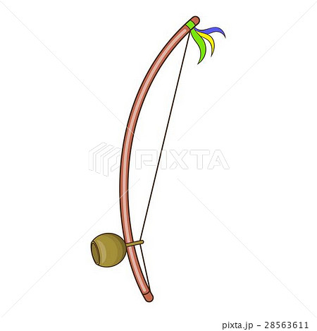 Berimbau, percussion instrument icon cartoon styleのイラスト素材 [28563611] - PIXTA