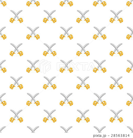 Toy swords pattern, cartoon style 28563814