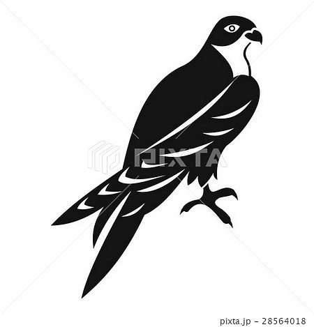 Falcon icon, simple style 28564018