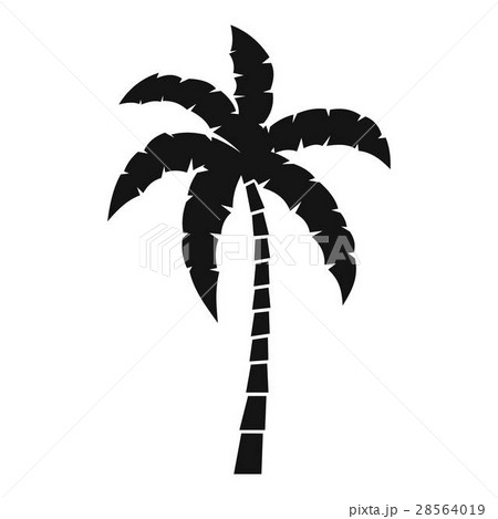 Palm tree icon, simple style 28564019