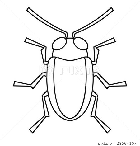 Cereal leaf beetle icon, outline style 28564107