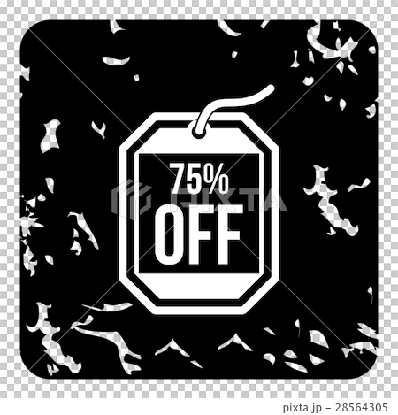 Discount icon, grunge style 28564305