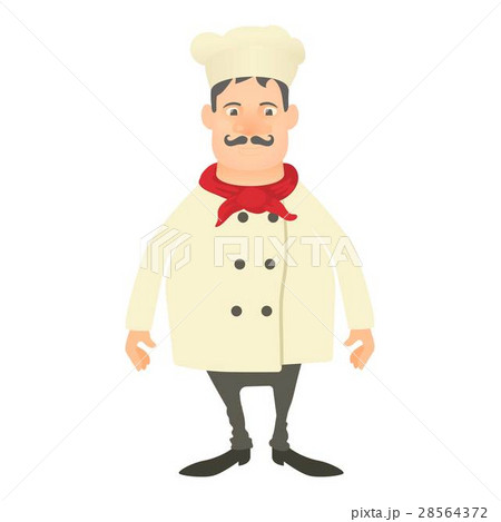 Smiling chef icon, cartoon style 28564372
