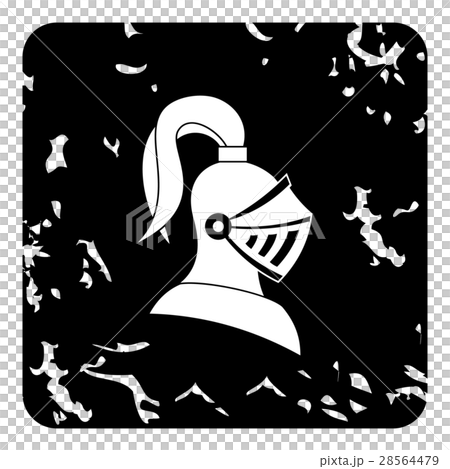 Medieval battle armor icon, grunge style Medieval battle armor icon, grunge style 28564479