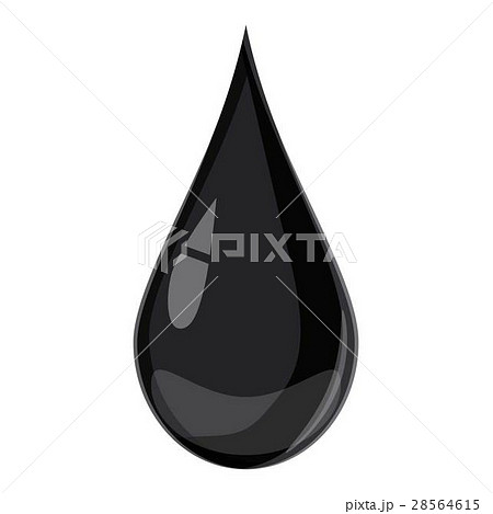 Drop Oil Icon Cartoon Styleのイラスト素材