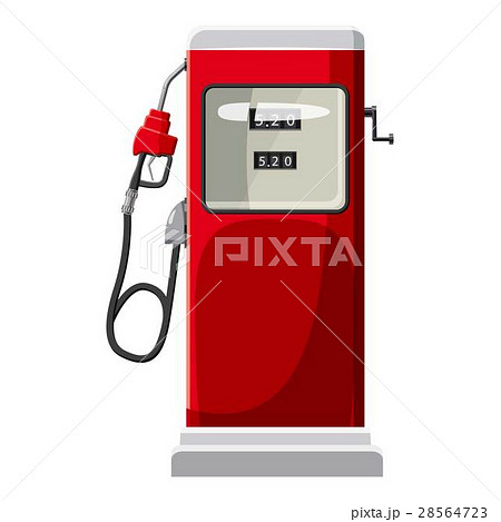 Gas station icon, cartoon style Gas station icon, cartoon style 28564723