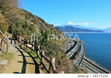 薩埵峠からの東海道風景　そして富士山 28575292