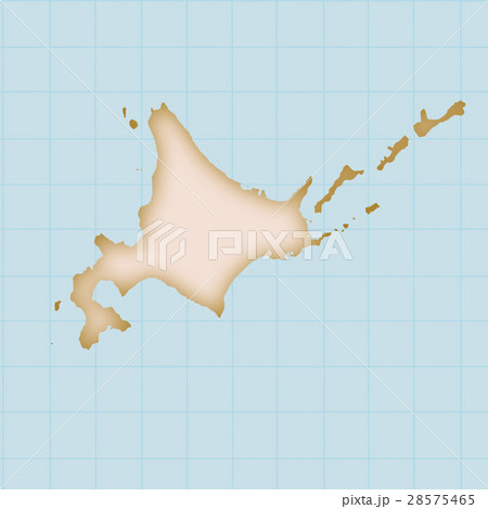 北海道　日本地図　地図 28575465