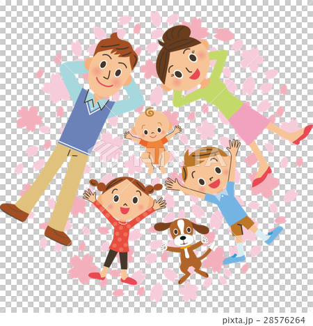 父母和櫻花 28576264