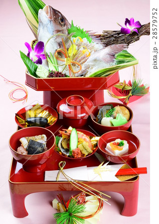 お食い初め　鯛姿造り付 28579752