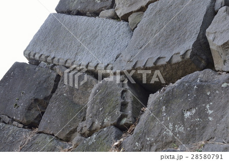 皇居東御苑の汐見坂の石垣 28580791