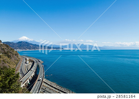 静岡・薩埵峠 富士山 駿河湾 静岡・薩埵峠 富士山 駿河湾 28581164