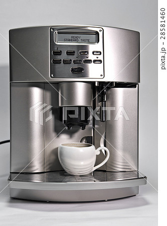 Modern Coffee Machine and a cup 28581460