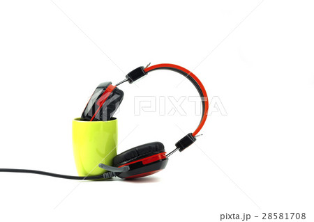 Headphone white background Headphone white background 28581708