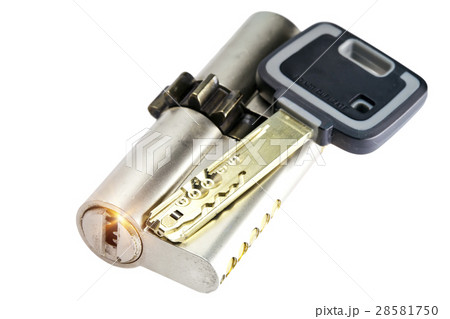 pin-tumbler lock with the key. .. 28581750