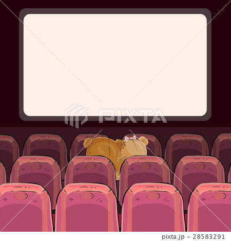 Teddy bears are watching a movie 28583291