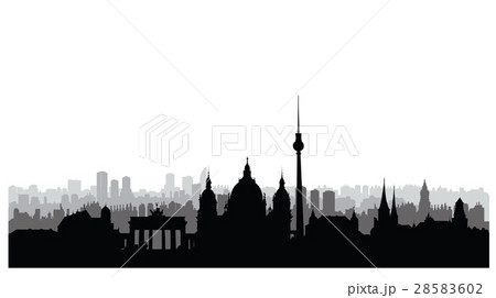 Berlin city skyliny. German urban  cityscape 28583602