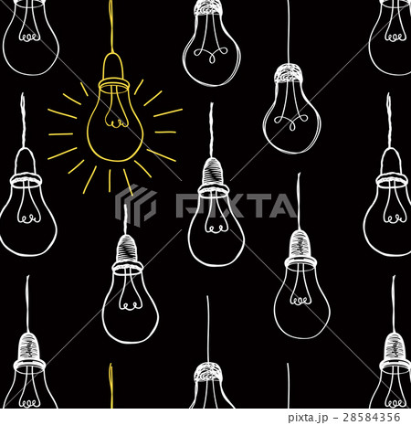 Bulb background. Electric lamp seamless pattern Bulb background. Electric lamp seamless pattern 28584356