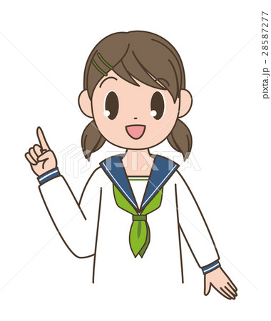 笑顔の女生徒 笑顔の女生徒 28587277