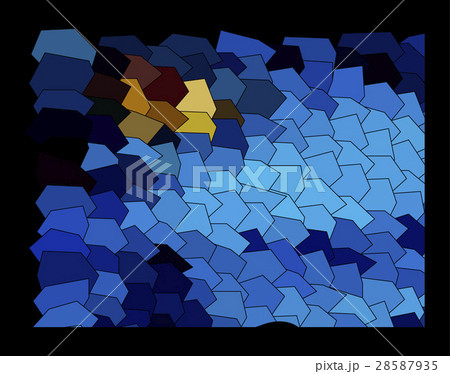 Abstract expressionism, fantastic blue background 28587935