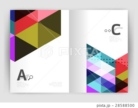 Modern business brochure or leaflet print cover Modern business brochure or leaflet print cover 28588500