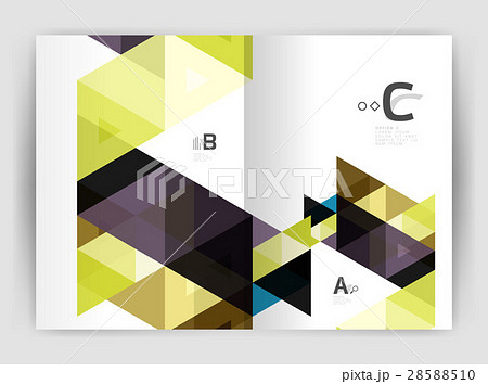 Modern business brochure or leaflet print cover Modern business brochure or leaflet print cover 28588510