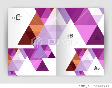 Modern business brochure or leaflet print cover Modern business brochure or leaflet print cover 28588511