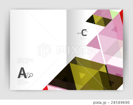 Modern business brochure or leaflet A4 cover 28589690