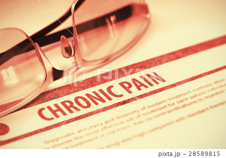 Diagnosis - Chronic Pain. Medical Concept. 3D Diagnosis - Chronic Pain. Medical Concept. 3D 28589815