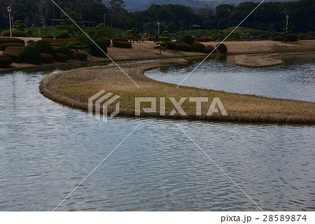 南楽園の上池の中州 南楽園の上池の中州 28589874