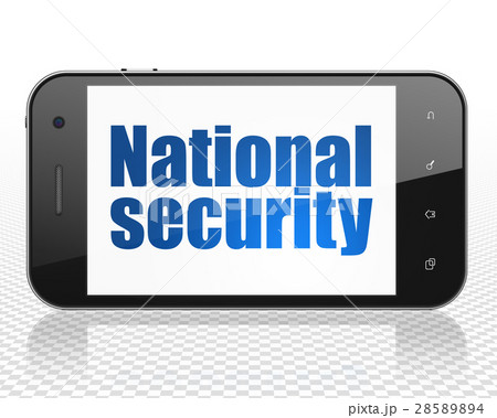 Safety concept: Smartphone with National Security Safety concept: Smartphone with National Security 28589894
