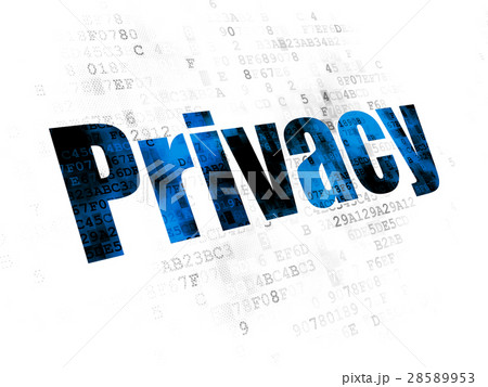 Privacy concept: Privacy on Digital background 28589953