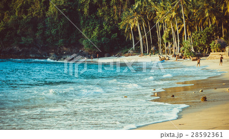 Sunset on Beautiful Crystal Bay , Nusa Penida Bali Sunset on Beautiful Crystal Bay , Nusa Penida Bali 28592361